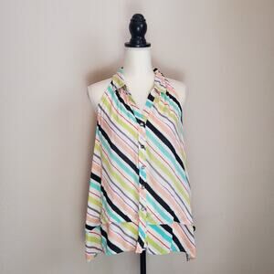 Anthropologie Tensi Striped Tank Top 8